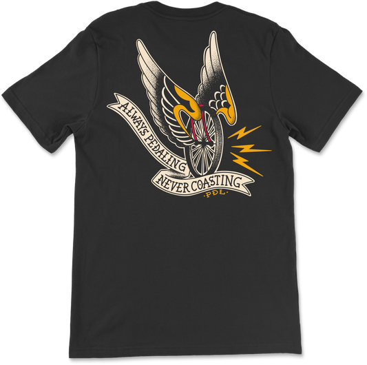 Always Pedaling Never Coasting